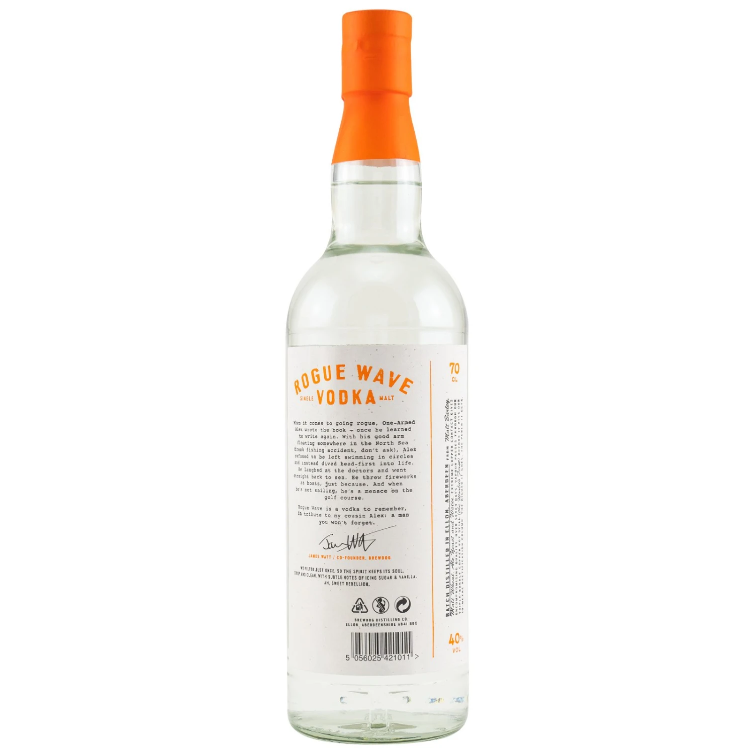 Rogue Wave Single Malt Vodka 4 Rogue Wave Single Malt Vodka – Bild 2