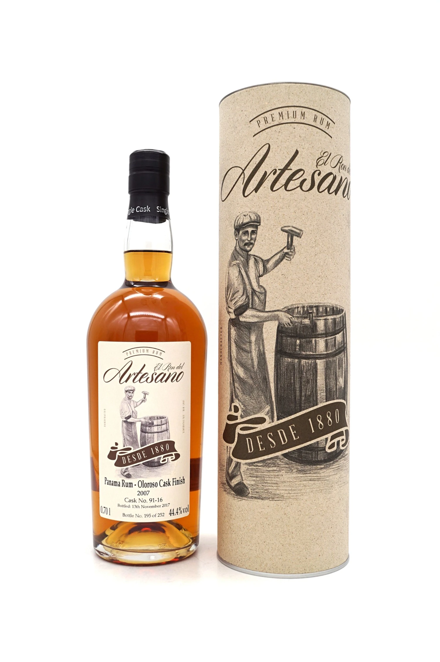 2007 Panama Rum Oloroso Cask Nr. 91-16 3 2007 Panama Rum Oloroso Cask Nr. 91-16