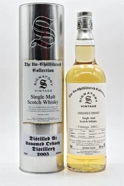 Unnamed Orkney Distillery Vintage 2005 Single Malt Scotch Whisky