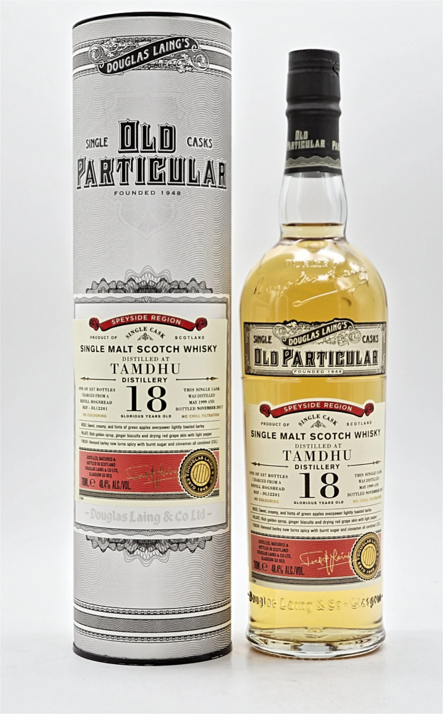 Tamdhu Distillery 18 Jahre 1999/2017 48,4% 337 Fl. Single Cask Single Malt Scotch Whisky 3 Tamdhu Distillery 18 Jahre 1999/2017 48,4% 337 Fl. Single Cask Single Malt Scotch Whisky