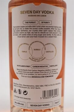 Seven Day Vodka Rhubarb And Lemon 10 Seven Day Vodka Rhubarb And Lemon -Waterford Verkäufe dsc01246