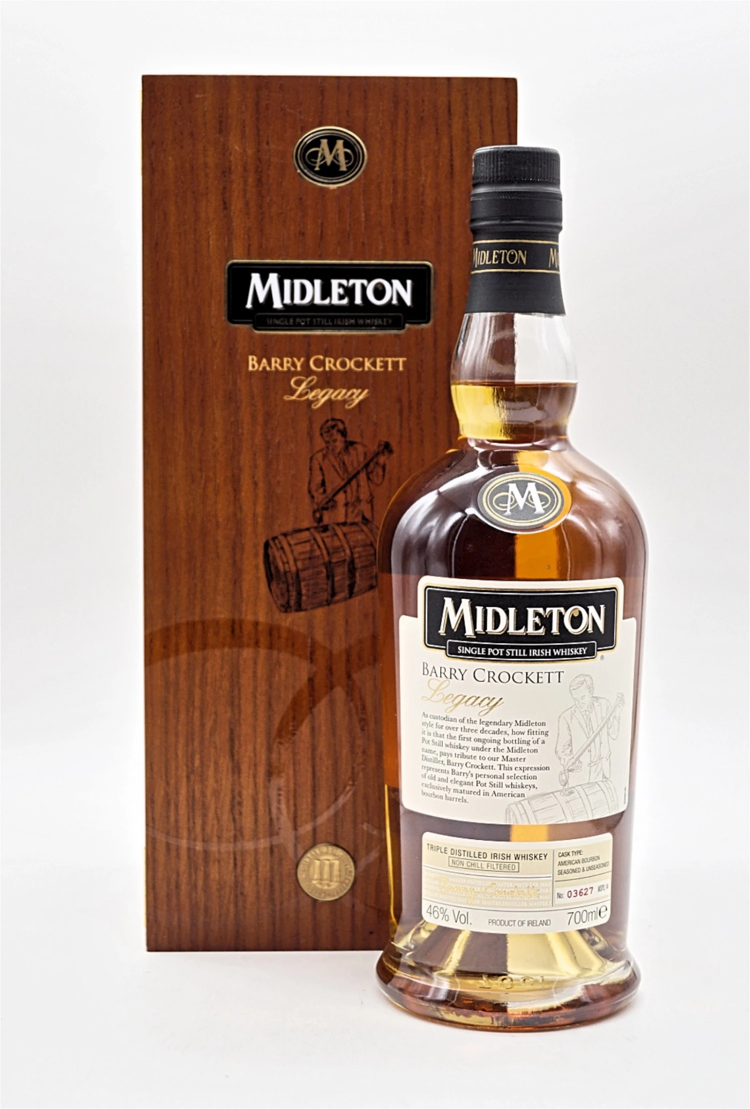 Barry Crockett Legacy Cask 03627 Single Pot Still Irish Whiskey 3 Barry Crockett Legacy Cask 03627 Single Pot Still Irish Whiskey