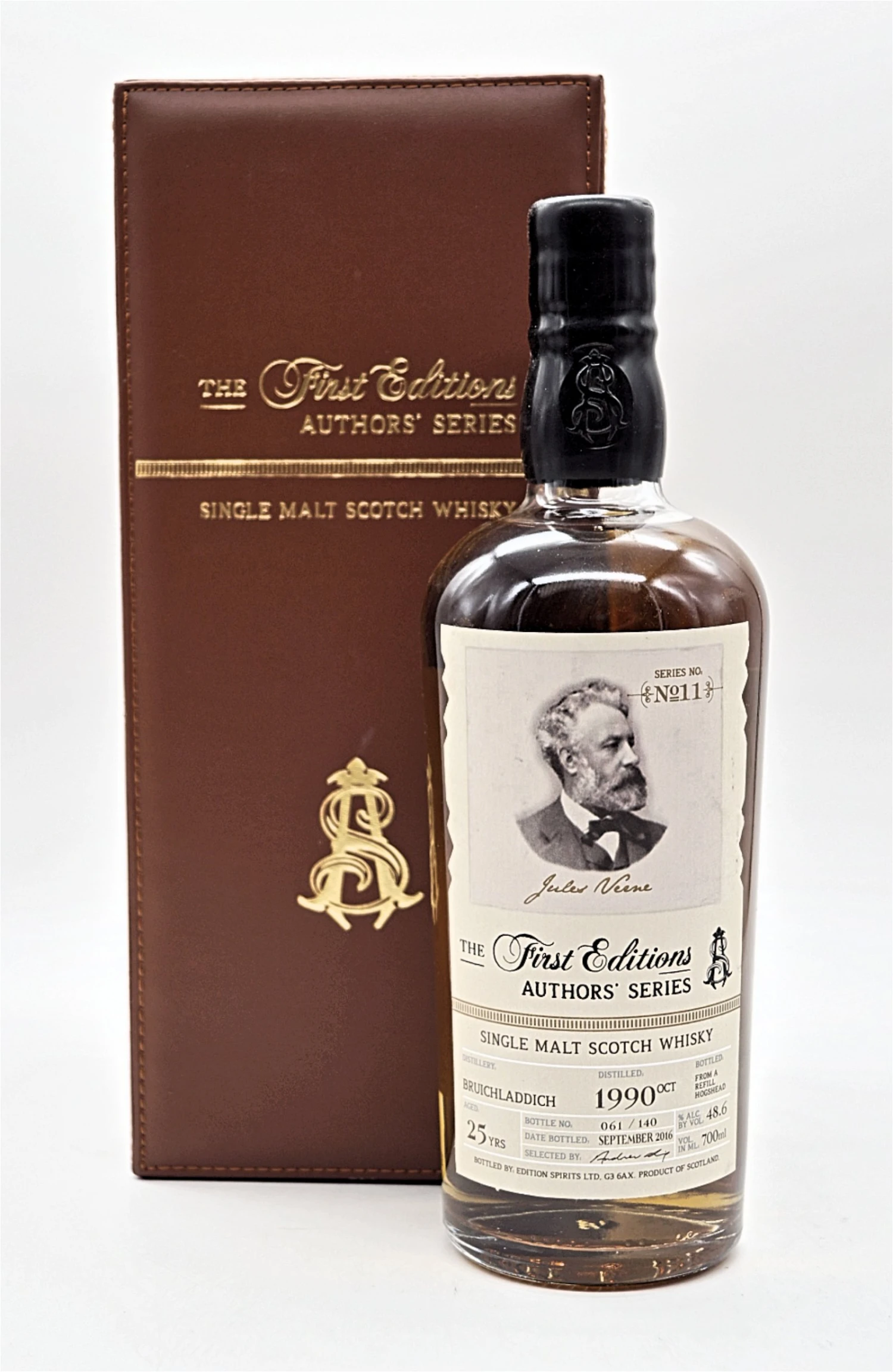 Bruichladdich 25 Jahre 1990/2016 Jules Verne No.11 Fl. 135 /140 Single Malt Scotch Whisky 3 Bruichladdich 25 Jahre 1990/2016 Jules Verne No.11 Fl. 135 /140 Single Malt Scotch Whisky
