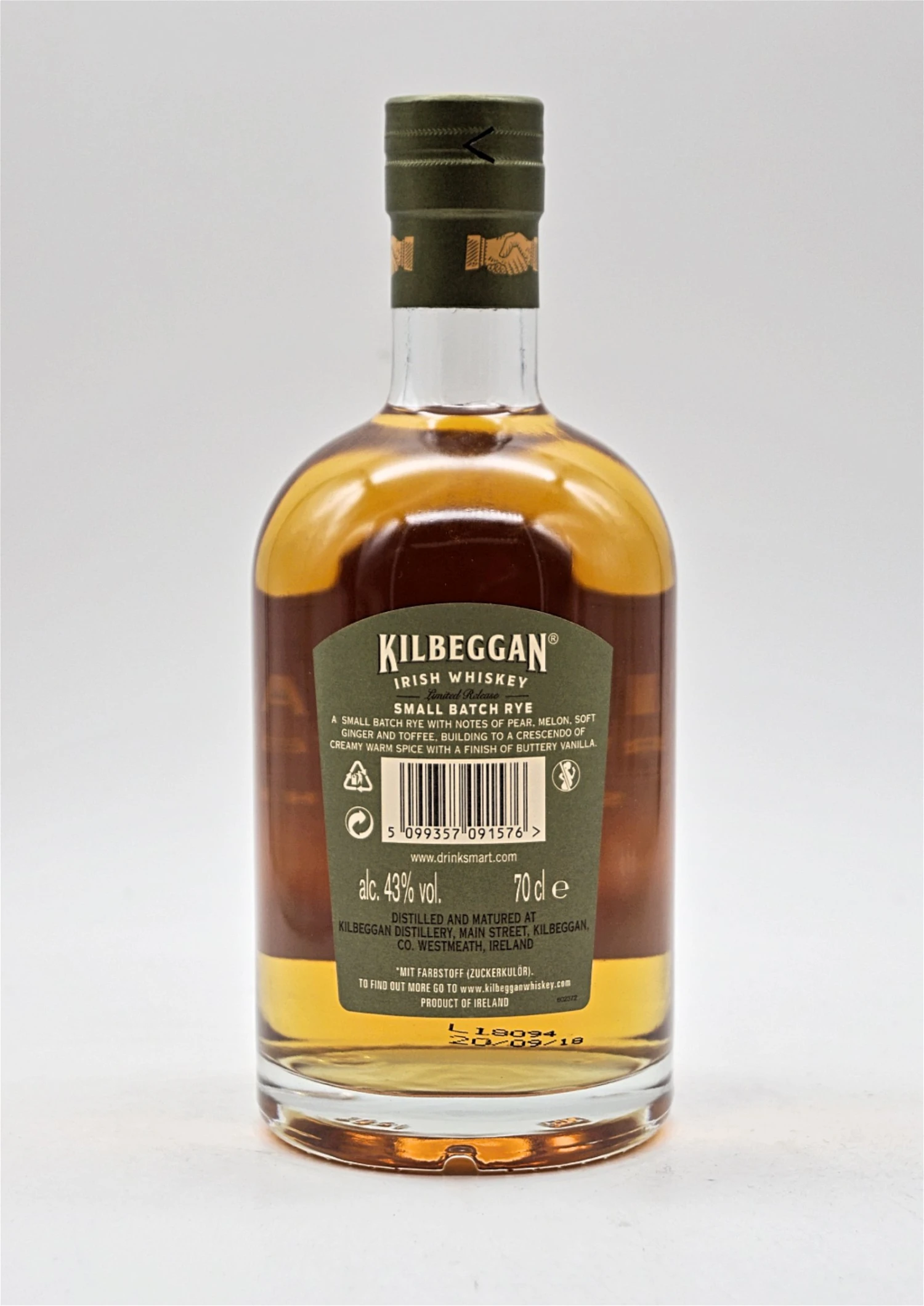 Small Batch Irish Rye Whiskey 4 Small Batch Irish Rye Whiskey – Bild 2