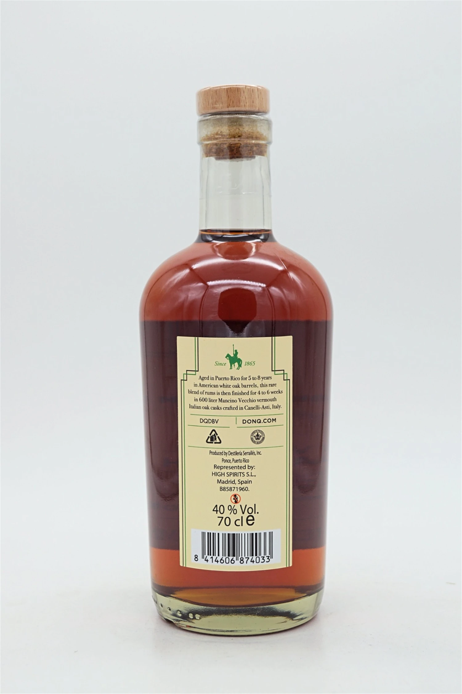 Vermouth Cask Finish Double Aged Puerto Rican Rum 4 Vermouth Cask Finish Double Aged Puerto Rican Rum – Bild 2