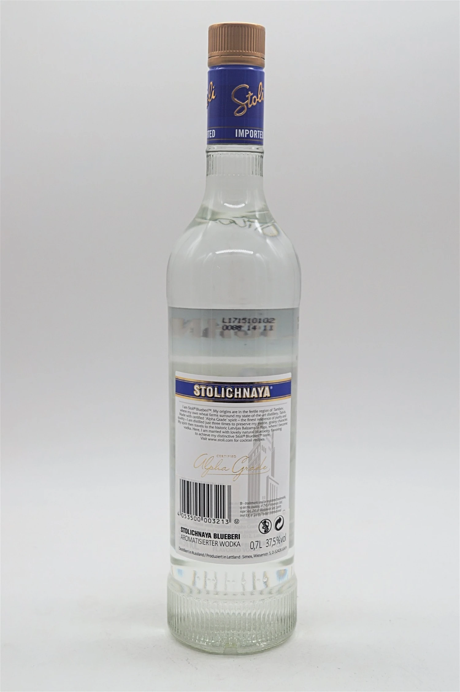 Vodka Stoli Blueberi 4 Vodka Stoli Blueberi – Bild 2