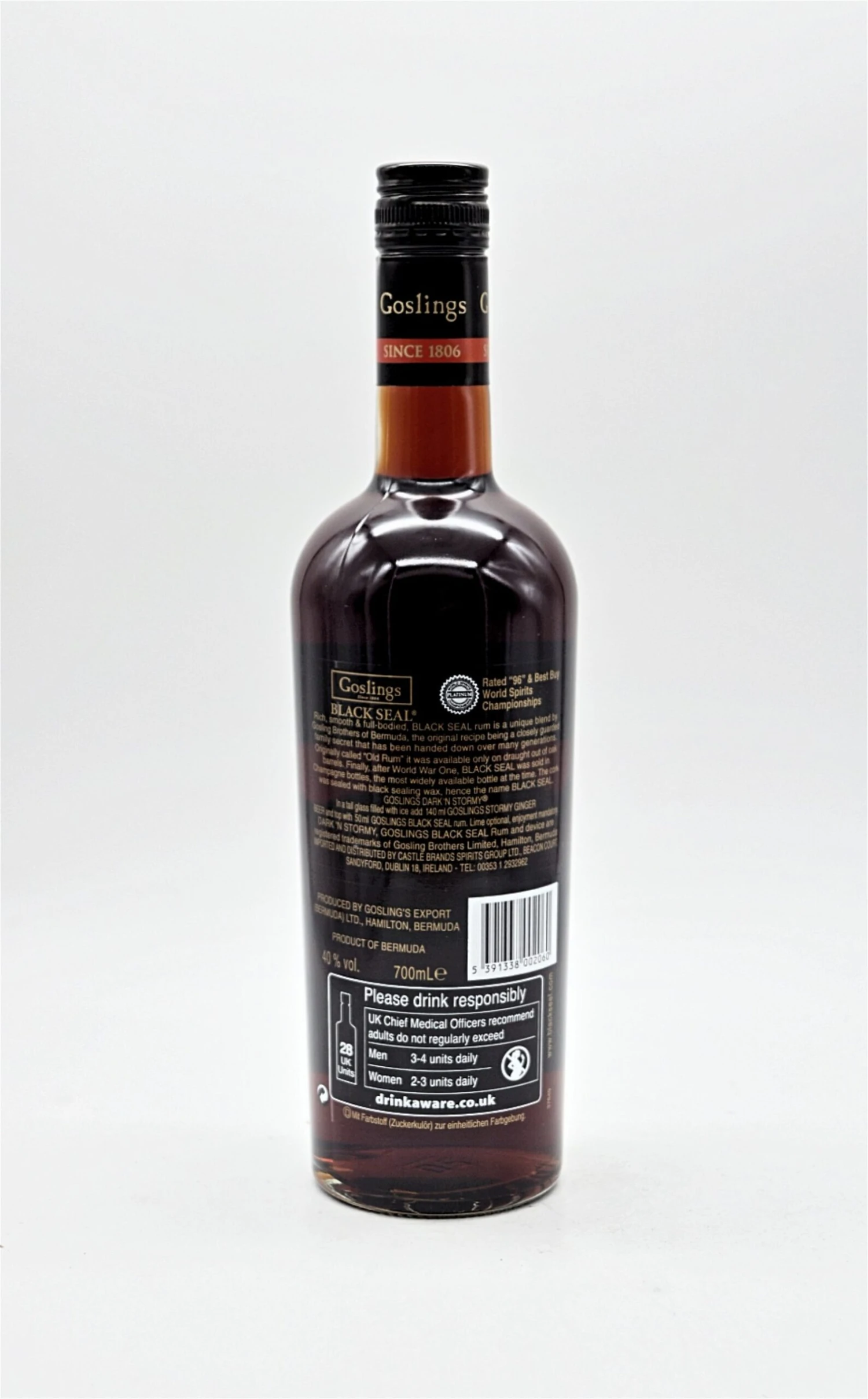 Black Seal Bermuda Black Rum 80 Proof 4 Black Seal Bermuda Black Rum 80 Proof – Bild 2