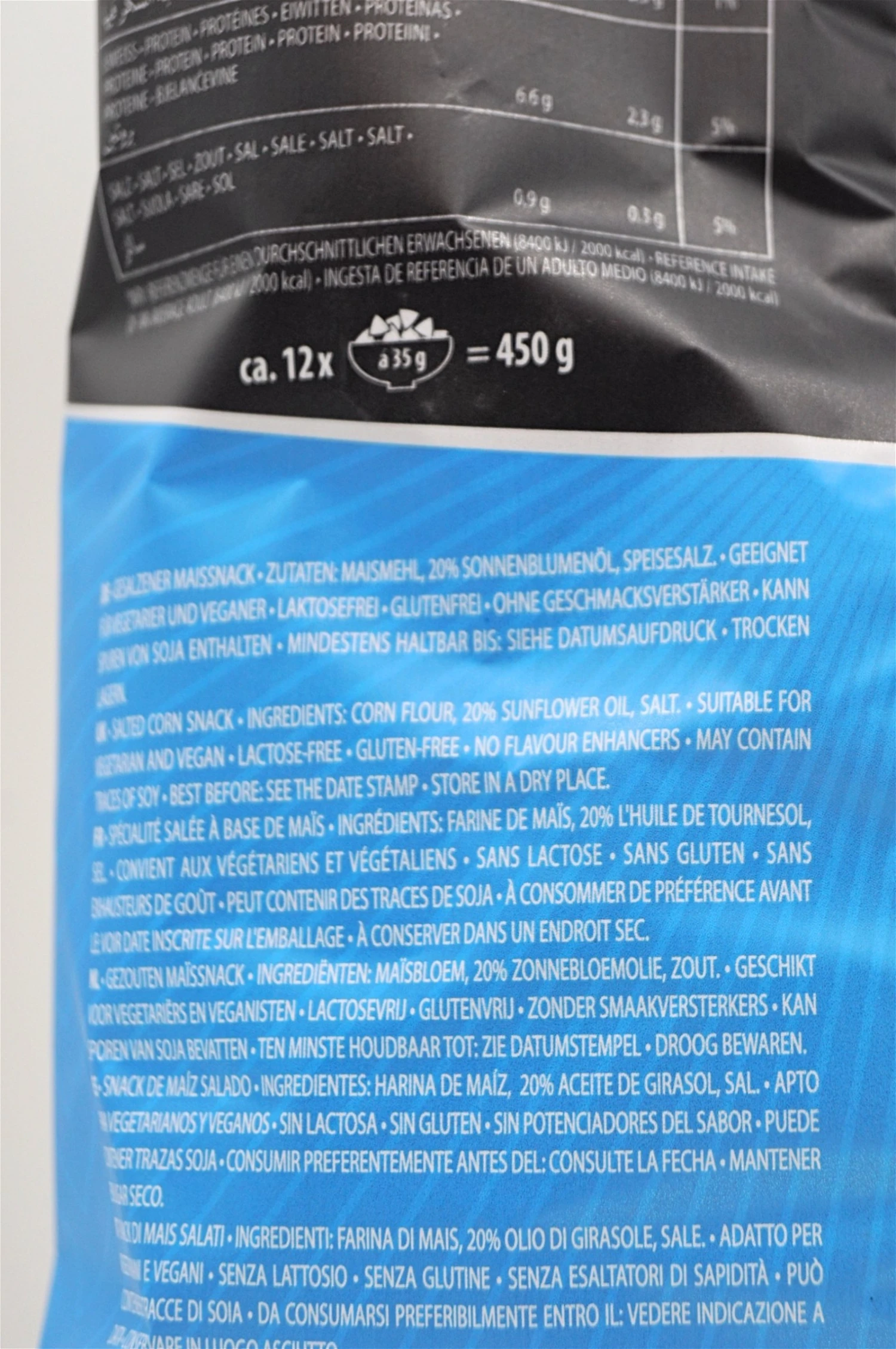 Tortilla Chips Salty Natural 12x450g Sparset 6 Tortilla Chips Salty Natural 12x450g Sparset – Bild 4