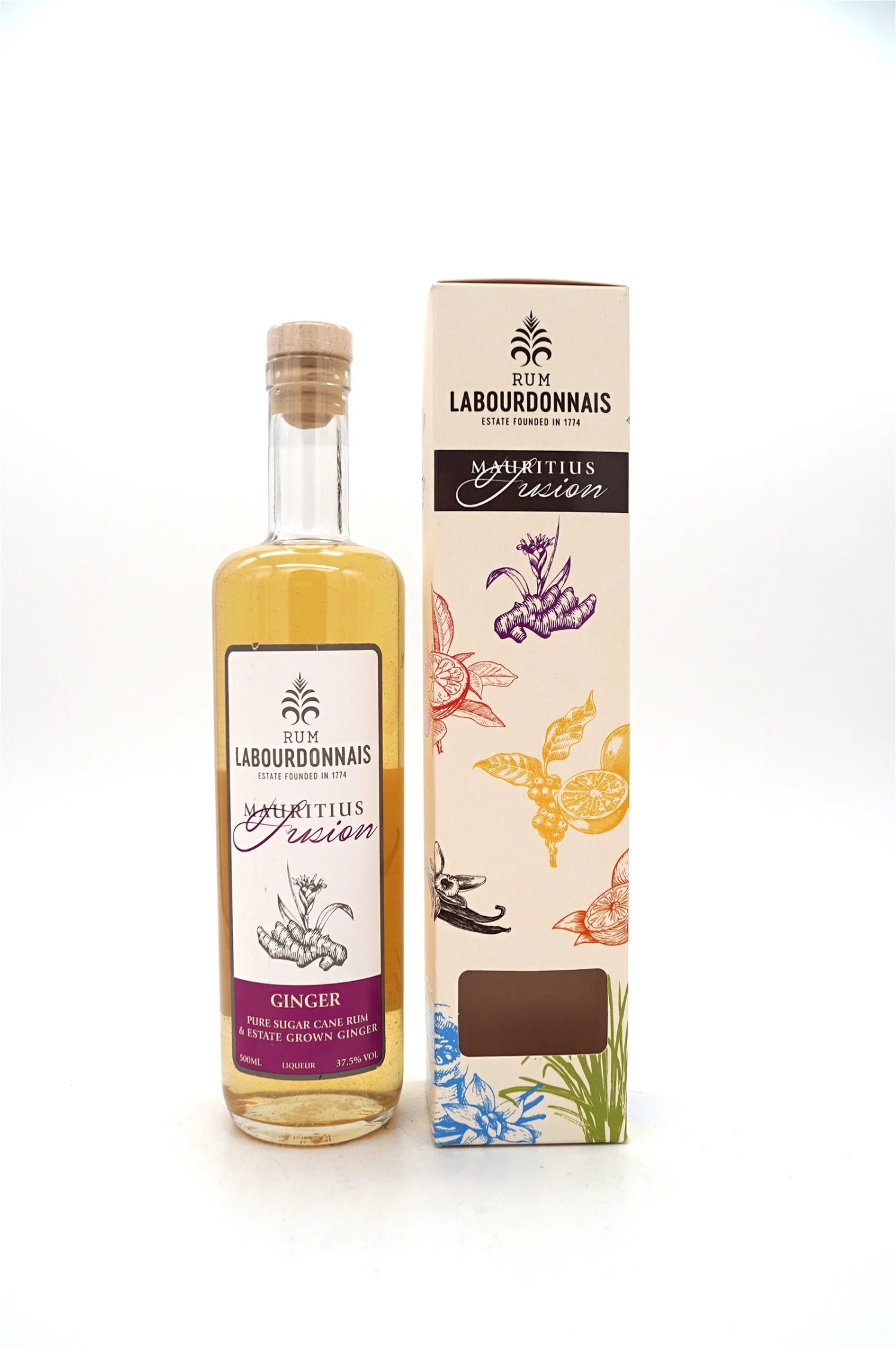 Ginger Pure Sugar Cane Rum & Estate Grown Ginger 0,5 3 Ginger Pure Sugar Cane Rum & Estate Grown Ginger 0,5